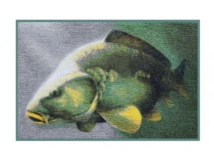 Delphin rohož před dvěře s 3D motivem kapra (795000101)