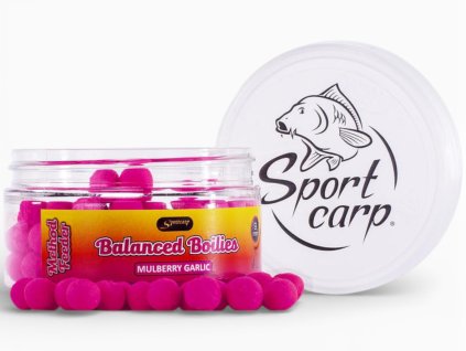 sportcarp method feeder balanced boilies 9 mm 70 ml mulberry garlic