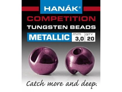 Hanák tungstenové hlavičky Metallic fialové