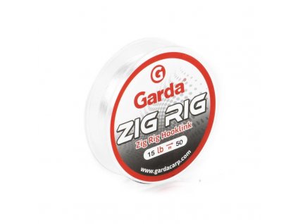 Garda vlasec Zig Rig Hooklink 15 lb 6,8 kg 50 m (GAR1001)