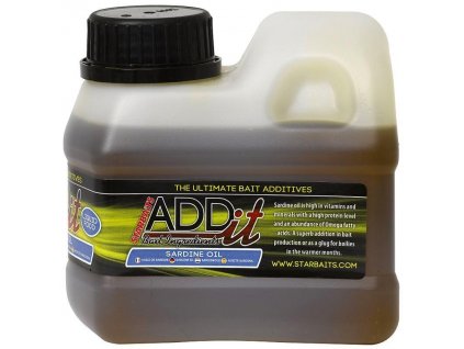 Starbaits sardinkový olej Add'IT Sardine Oil 500 ml (03796)