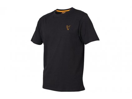 Fox tričko Black & Orange T - Shirt