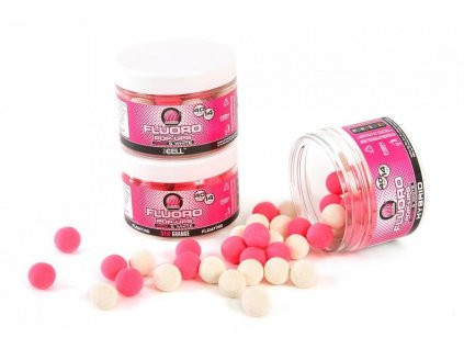 Mainline plovoucí boilies Fluoro Pop - Ups Pink & White