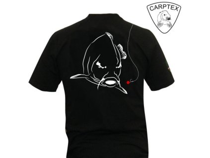 CarpTex tričko Angry Carp černé vel. 2XL (C1602M03-01)