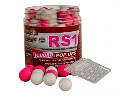 Starbaits plovoucí boilies Fluo RS1 ø 14 mm 80 g (31025)