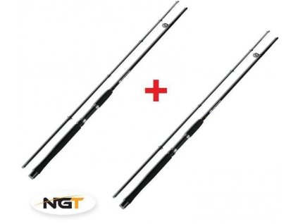 NGT prut Carp Stalker Rod 8 ft 240 cm 2 pc black 1 + 1 (FR-F-STALKER)