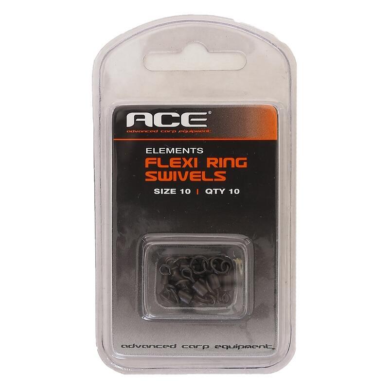 ACE obratlíky s krúžkom Flexi Ring Swivel 10 ks Varianta: vel. 8 (ACC034)