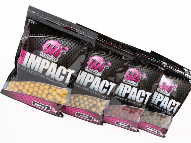 Mainline boilies High Impact 1 kg Varianta: ø 16 mm Spicy Crab (kořeněný krab) (M23013)