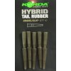 Korda prevleky na závesky Hybrid Tail Rubbers 10 ks