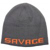 Savage Gear čepice Logo BeanieRock Grey Orange (73738)