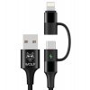 Wolf nabíjací kábel 2 in 1 Charging Cable (WFPT005)