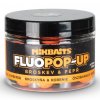 mikbaits plovouci boilie fluo broskev pepr 150 ml