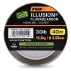 fox fluorocarbon edges illusion hooklink leader naturals green 40 m (1)