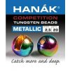 Hanák tungstenové hlavičky Metallic duhové 3,5 mm