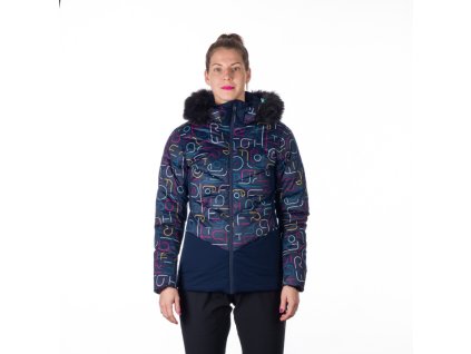 bu 6145snw women s ski allover print insulated jacket0