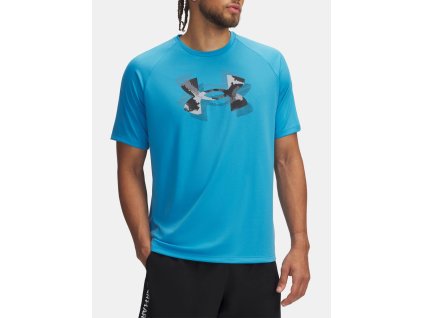 UNDER ARMOUR M Tech Print Fill SS Tee BLK 1390208-452