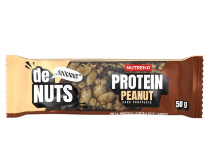 Nutrend Denuts protein 50g arašídy v hořké čokoládě