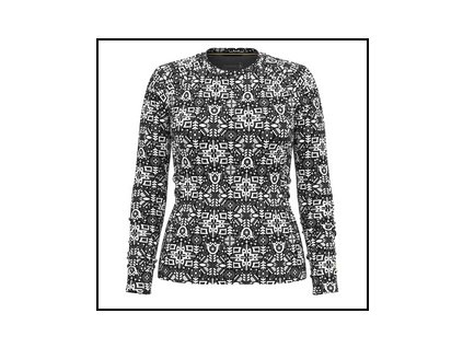 SMARTWOOL Women's Classic Thermal Merino Base Laye Classic Thermal BL BLACK DECO FLORAL
