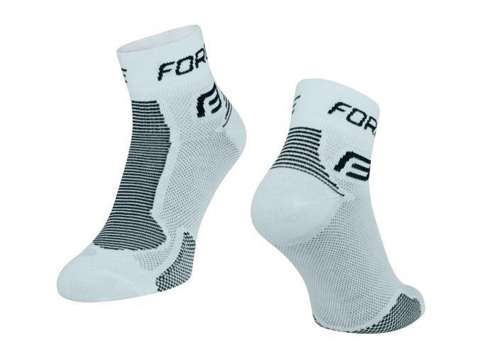 Ponožky Force 1, bílo černé 901009