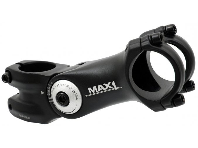 Stavitelný představec MAX1 105/60°/31,8 mm černý