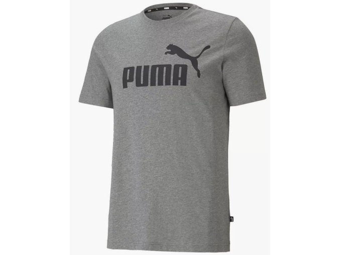 Puma ess logo tee medium gray heather 58666603