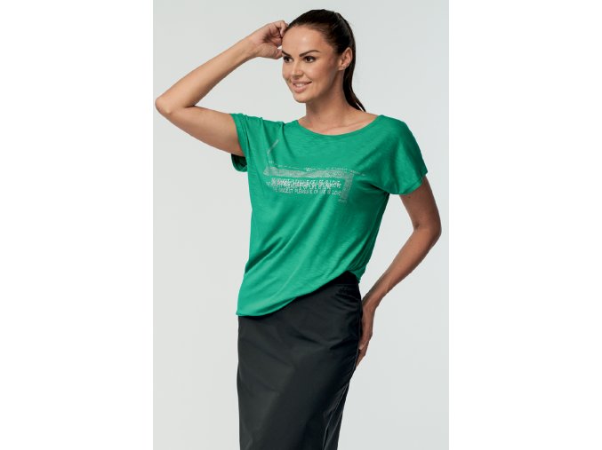 Draps dámské tričko 003 tm. zelená (Velikost L)