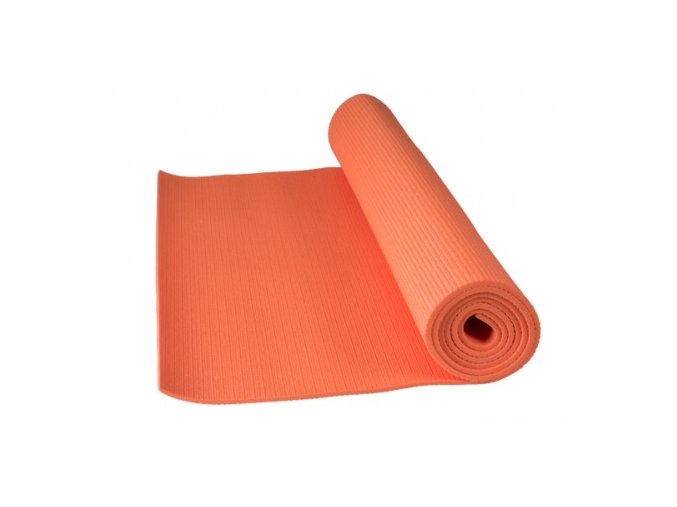 Cvičební podložka fitnes yoga mat Power system oranžová barva