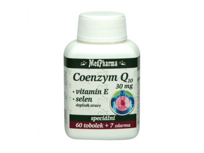 Coenzym Q10 30 mg 60 tobolek+ 7 zdarma