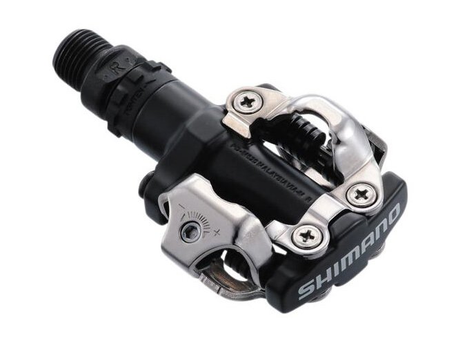 Pedály SHIMANO SPD PD-M520L černé s kufry SM-SH51 v krabičce