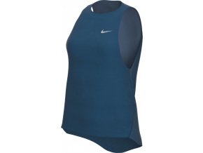 NIKE W NK MILER TANK AJ8102 432 modrá