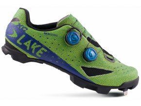 Tretry LAKE MX238 XC Carbon zeleno/modré vel.43,5 wide