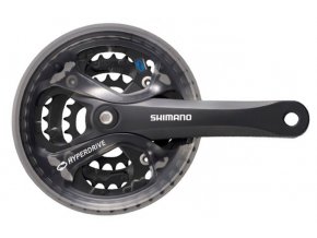 Kliky SHIMANO Acera FC-M361 175 mm, 48-38-28 zubů, černé, s krytem řetězu, čtyřhran, v krabičce