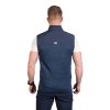 ve 3470or men s active multisport melange fleece vest val1