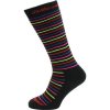Juniorské lyžařské ponožky Blizzard Viva allround ski socks junior , black / rainbow stripes