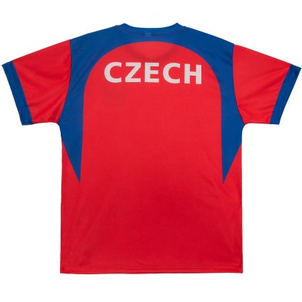 Červený fotbalový dres LEV / CZECH