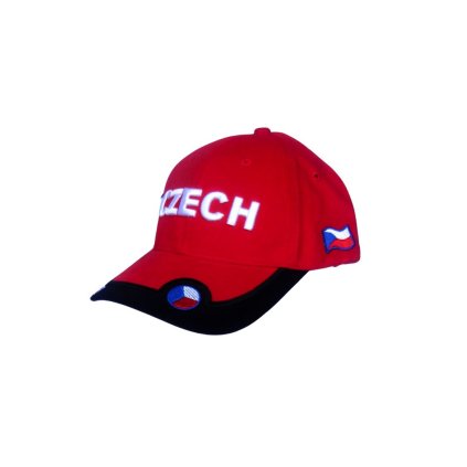 Kšiltovka CZECH červená