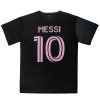 Fanouškovský fotbalový dres Messi černý číslo 10