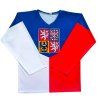 Fanouškovský hokejový dres Česko modro-bílo-červený