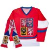 Červený hokejový komplet ČR – dres a šála