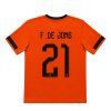 Fotbalový dres Nizozemsko domácí De Jong 21 fanouškovský