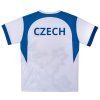 Bílý fanouškovský fotbalový dres Czech Lev