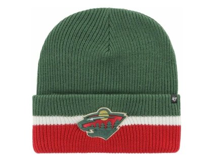 ciapka nhl minnesota wild split cuff knit dg 47brand sportdress