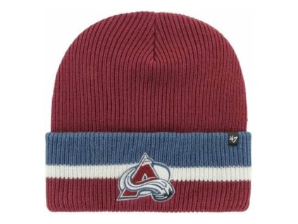 ciapka nhl colorado avalanche split cuff knit caa 47brand sportdress