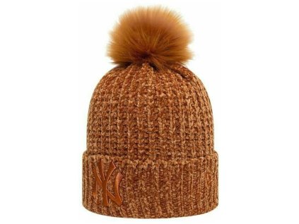 damska ciapka ny yankees mlb winterited bobble brown uni