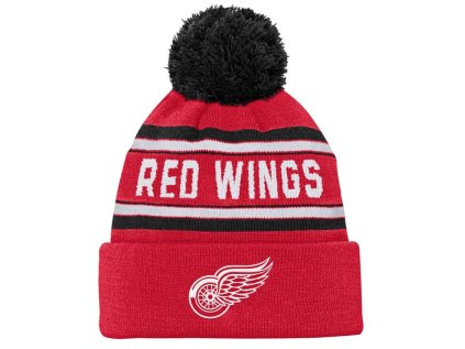 detska ciapka detroit red wings nhl outerstuff jacquard