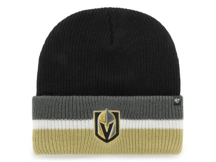 ciapka las vegas golden knights 47brand split cuff knit bk