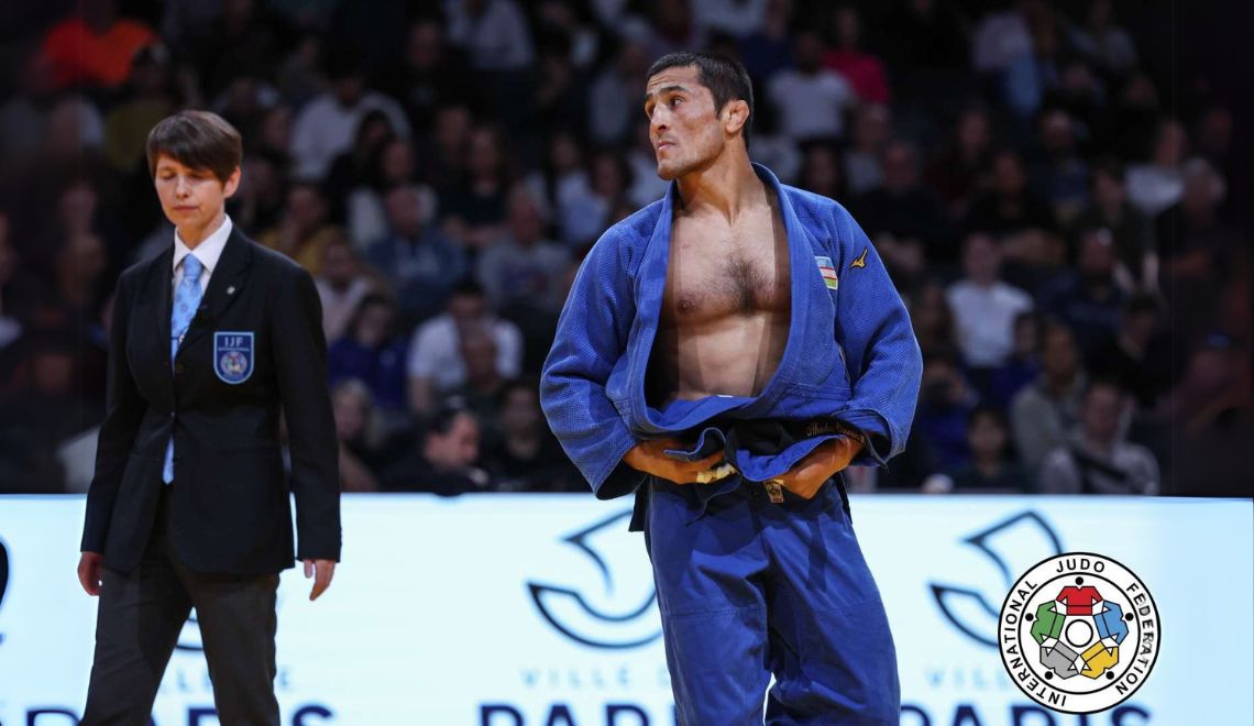 Shakhram Ahadov v euforii ze zlata v Paříži