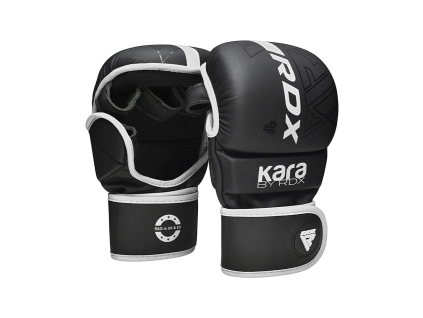 Grapplingové rukavice RDX Kara F6 Shooter bílé