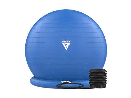 Gymnastický míč na jógu se základnou RDX B1 modrý