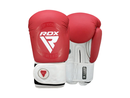 Kickboxerské rukavice RDX WAKO T1 červené